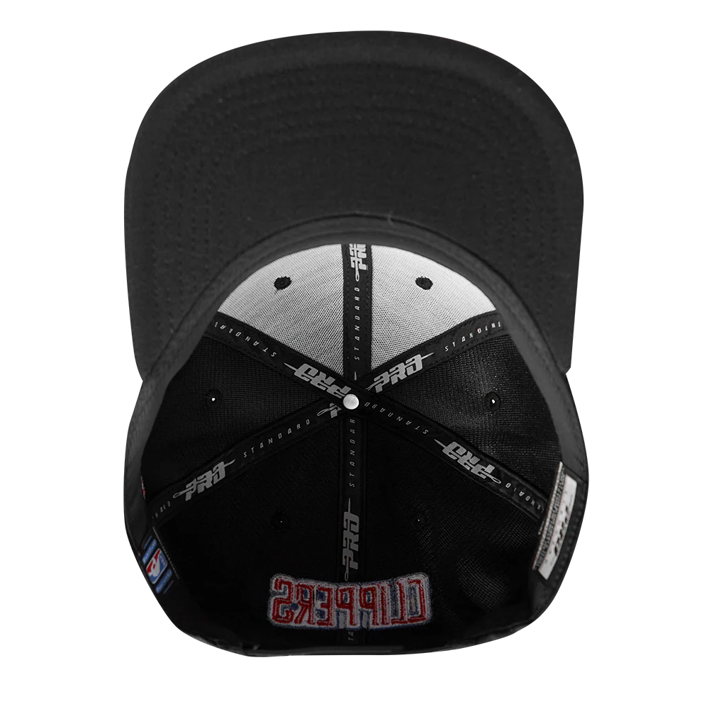 NBA LOS ANGELES CLIPPERS SCRIPT TAIL WOOL SNAPBACK (BLACK) - Image 6