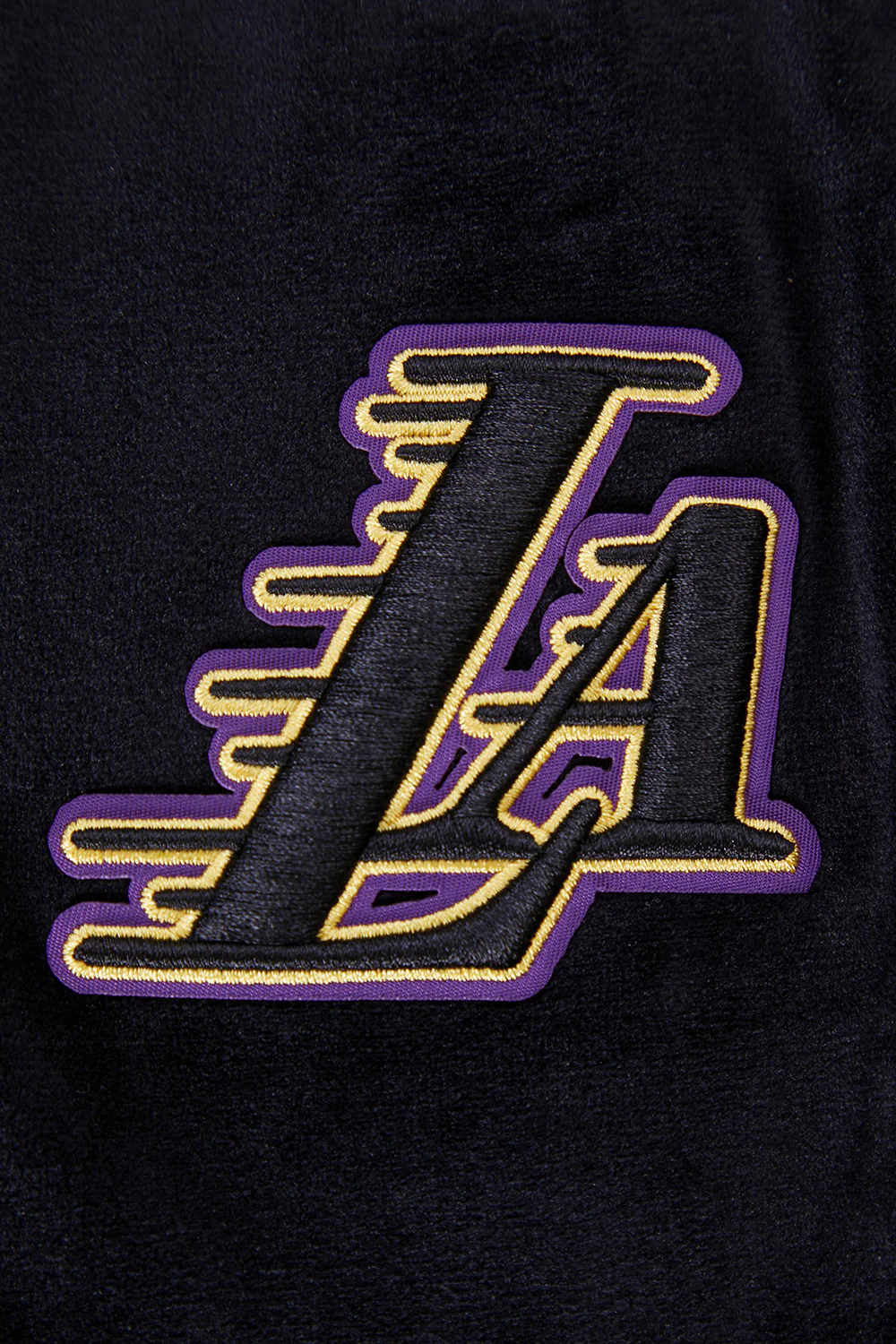NBA LOS ANGELES LAKERS CLASSIC WOMEN'S VELOUR JOGGER (BLACK) - Image 5