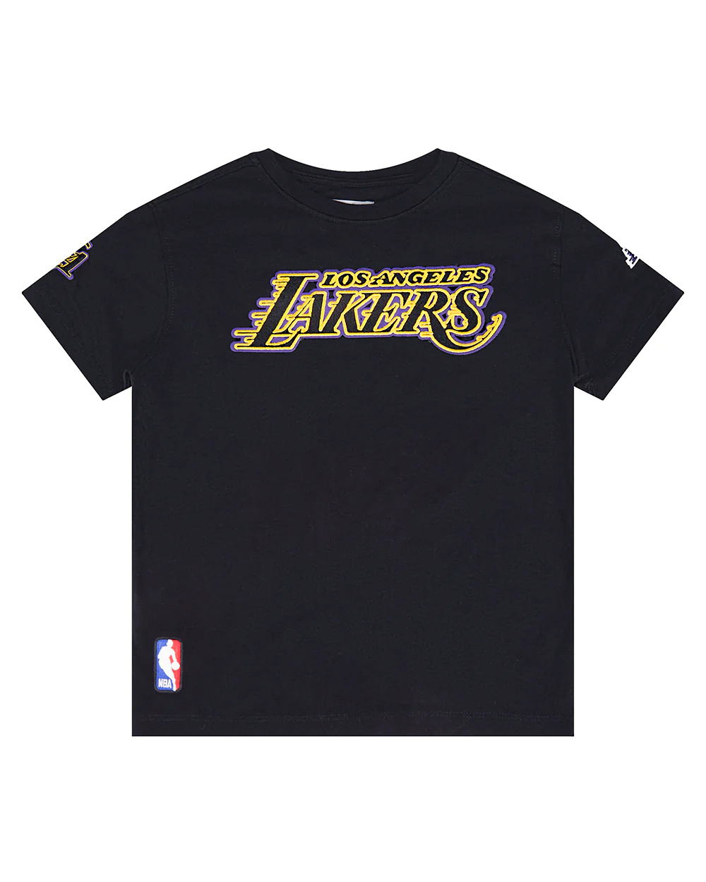 NBA LOS ANGELES LAKERS CLASSIC LITTLE BOYS SHORT SLEEVE TEE (BLACK) - Image 3