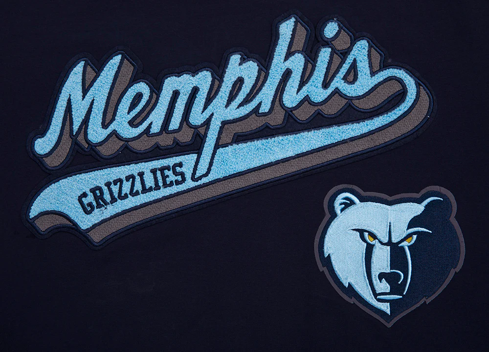 NBA MEMPHIS GRIZZLIES SCRIPT TAIL MEN'S   TEE (MIDNIGHT NAVY) - Image 5