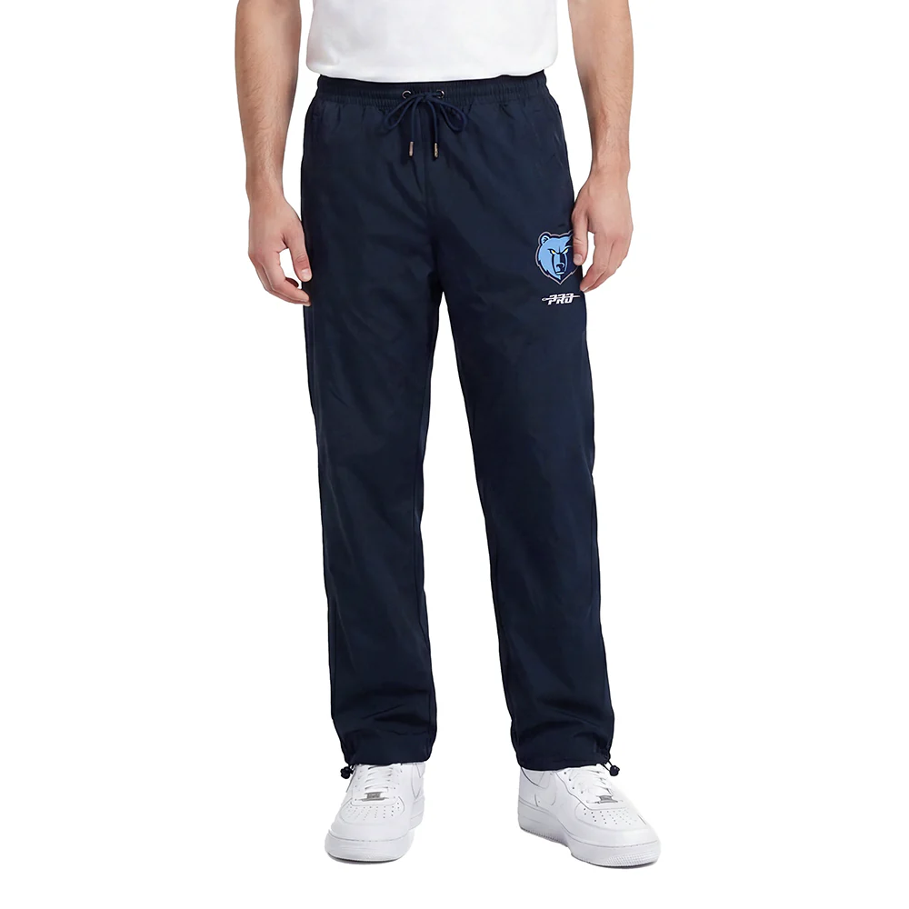 NBA MEMPHIS GRIZZLIES PRE GAME MEN'S NYLON PANT (MIDNIGHT NAVY)