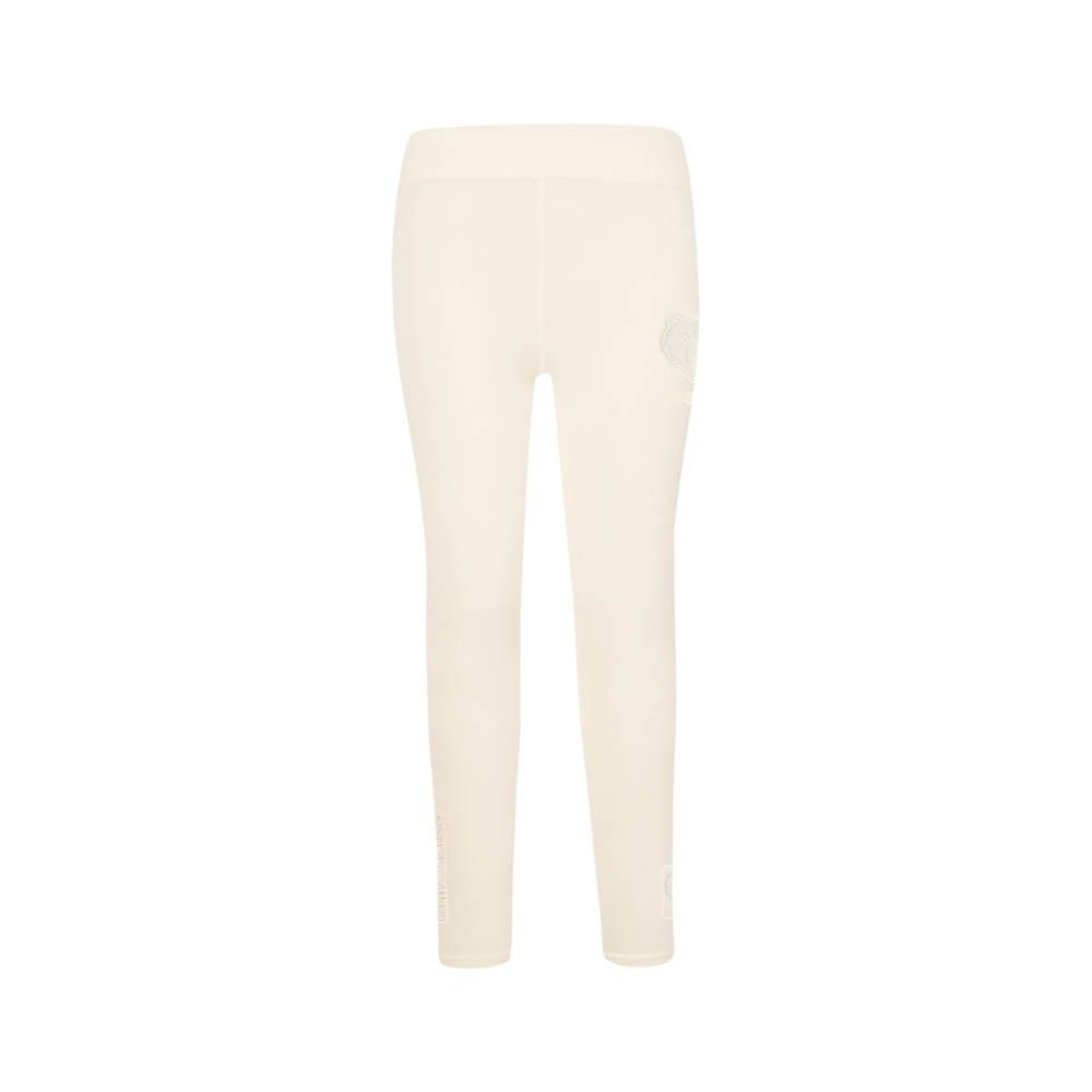 NBA MEMPHIS GRIZZLIES NEUTRAL BIG GIRLS LEGGING (EGGSHELL) - Image 2