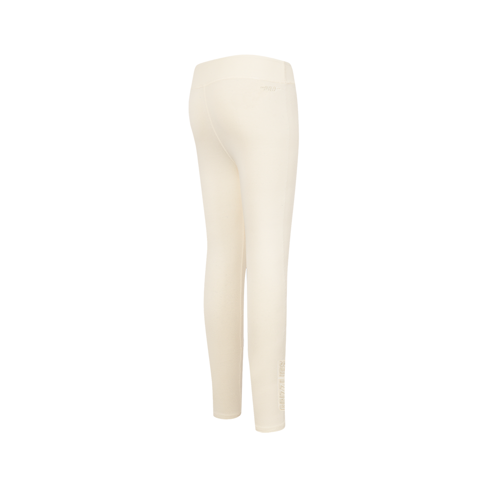 NBA MEMPHIS GRIZZLIES NEUTRAL BIG GIRLS LEGGING (EGGSHELL) - Image 3