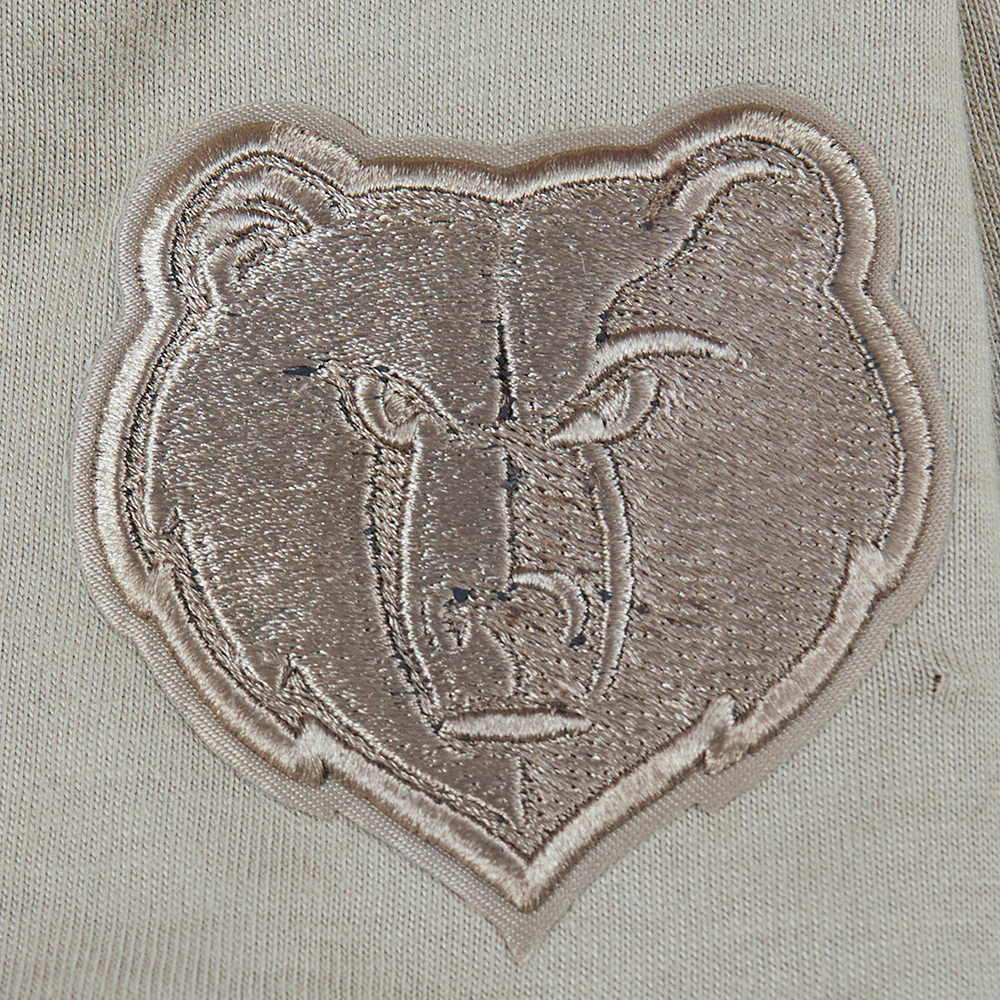 NBA MEMPHIS GRIZZLIES NEUTRAL LITTLE GIRLS SS BOXY TEE (TAUPE) - Image 5
