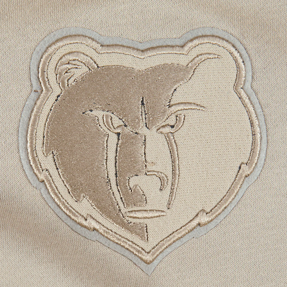 NBA MEMPHIS GRIZZLIES NEUTRAL TODDLER BOYS FLEECE CREWNECK (TAUPE) - Image 9