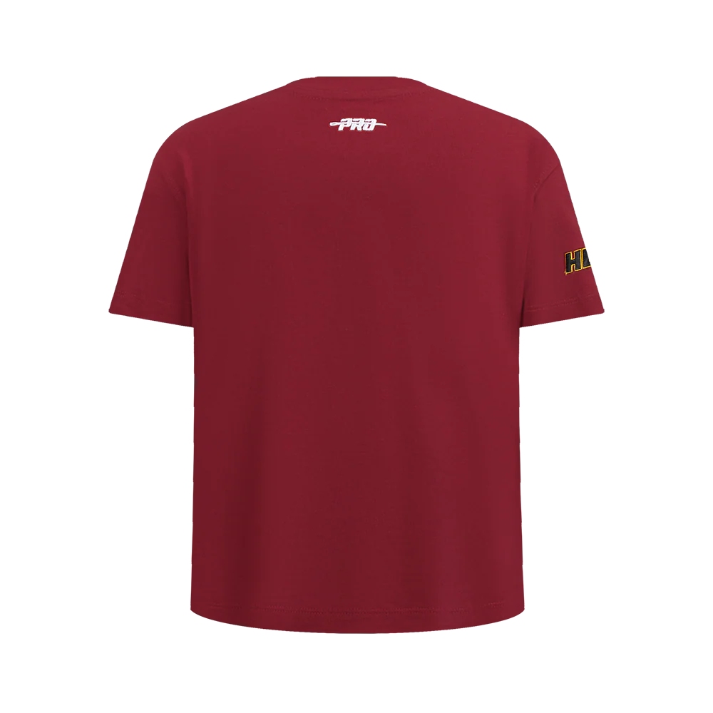 NBA MIAMI HEAT CLASSIC BIG BOY'S SJ TEE (CARDINAL RED) - Image 3