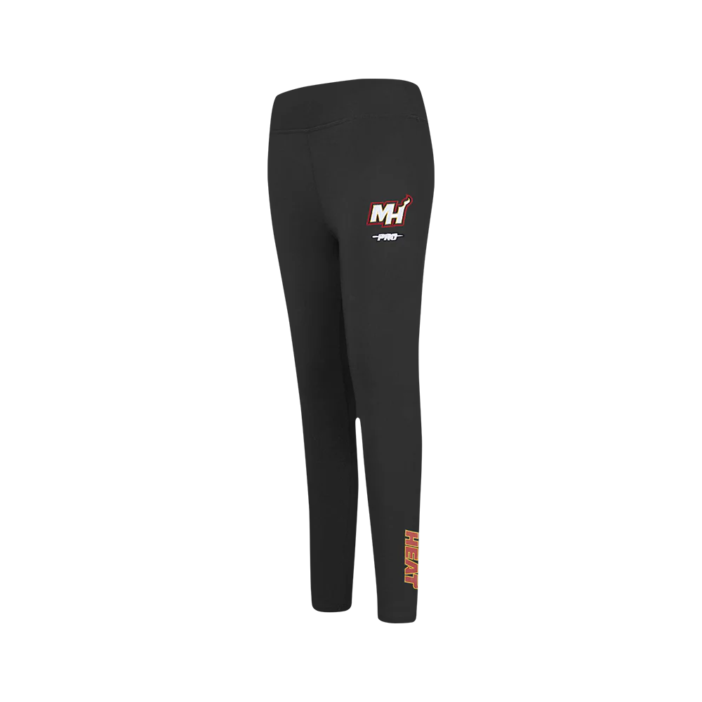 NBA MIAMI HEAT CLASSIC BIG GIRLS LEGGING (BLACK) - Image 4