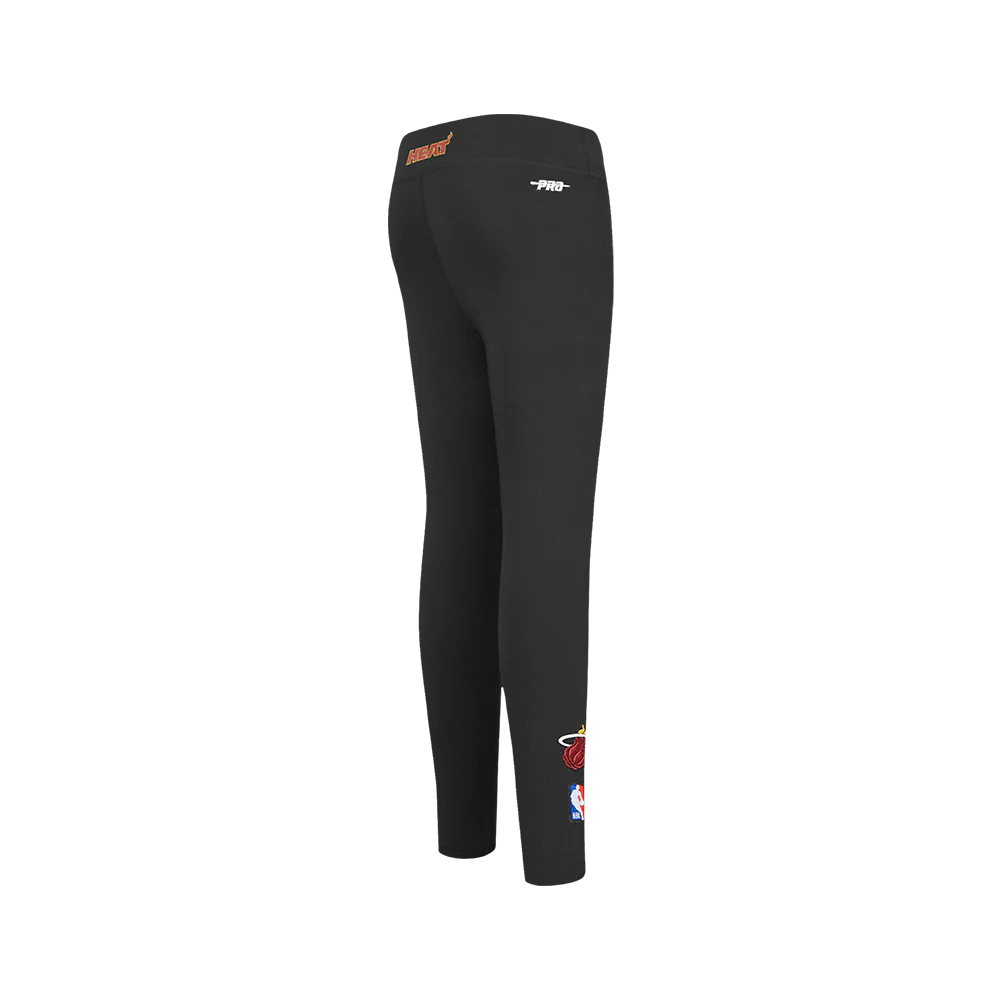 NBA MIAMI HEAT CLASSIC BIG GIRLS LEGGING (BLACK) - Image 5