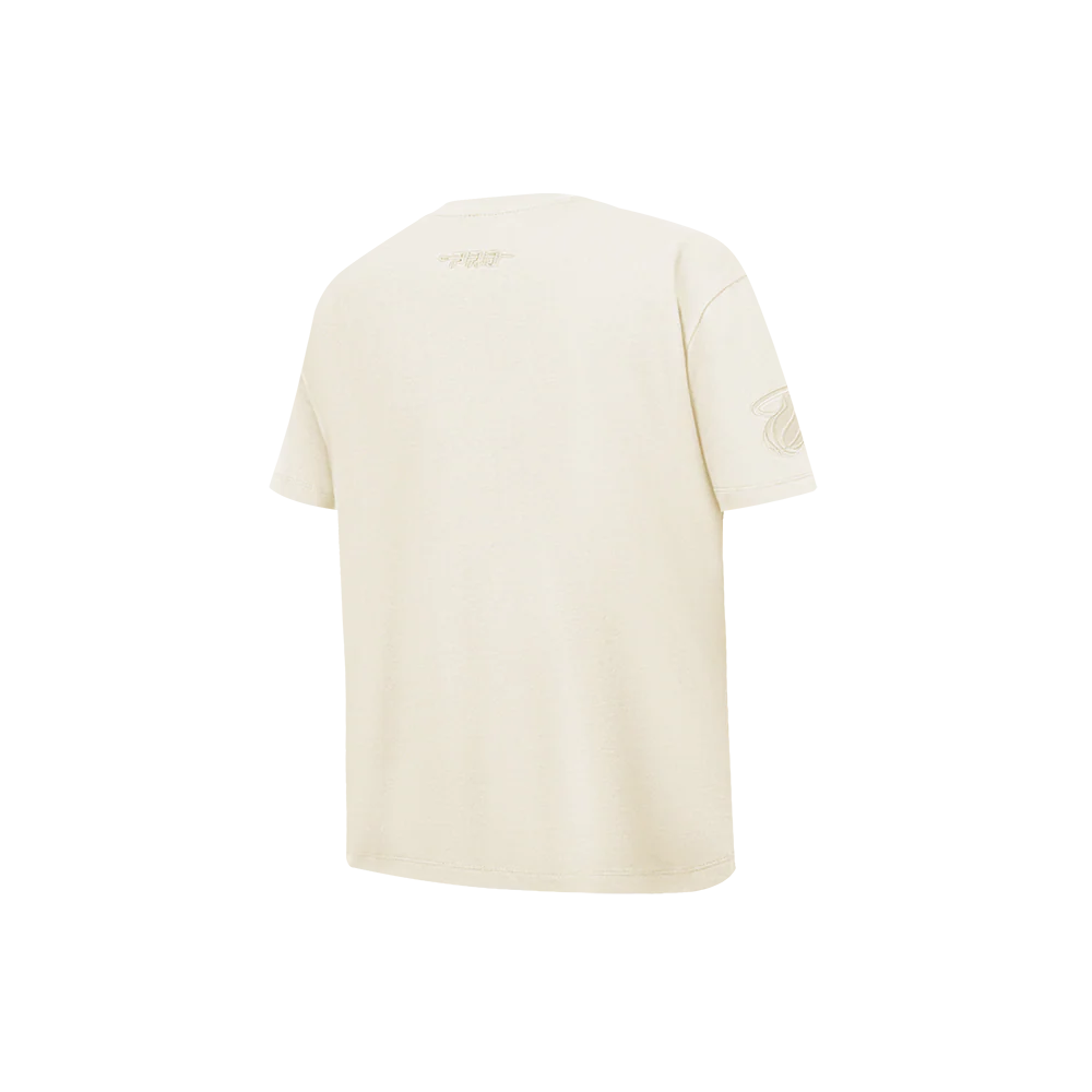 NBA MIAMI HEAT NEUTRAL LITTLE BOYS SHORT SLEEVE TEE (EGGSHELL) - Image 4