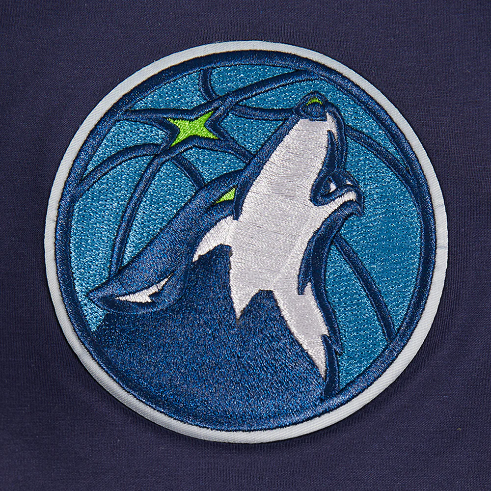 NBA MINNESOTA TIMBERWOLVES CLASSIC CHENILLE MEN'S TEE (MIDNIGHT NAVY) - Image 8