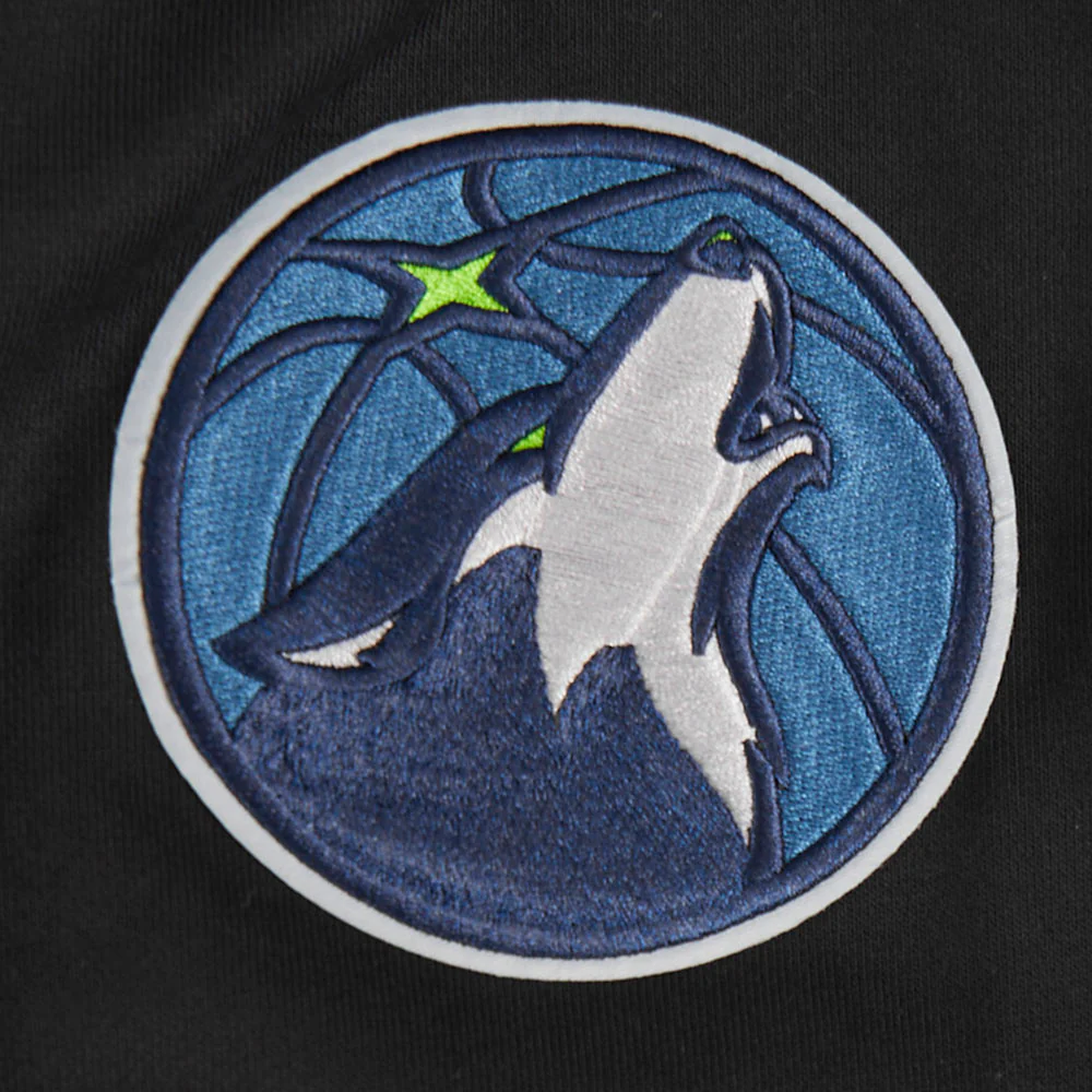 NBA MINNESOTA TIMBERWOLVES ANTHONY EDWARDS #5 REMIX AVATAR MEN'S FLEECE PULLOVER HOODIE (BLACK) - Image 6
