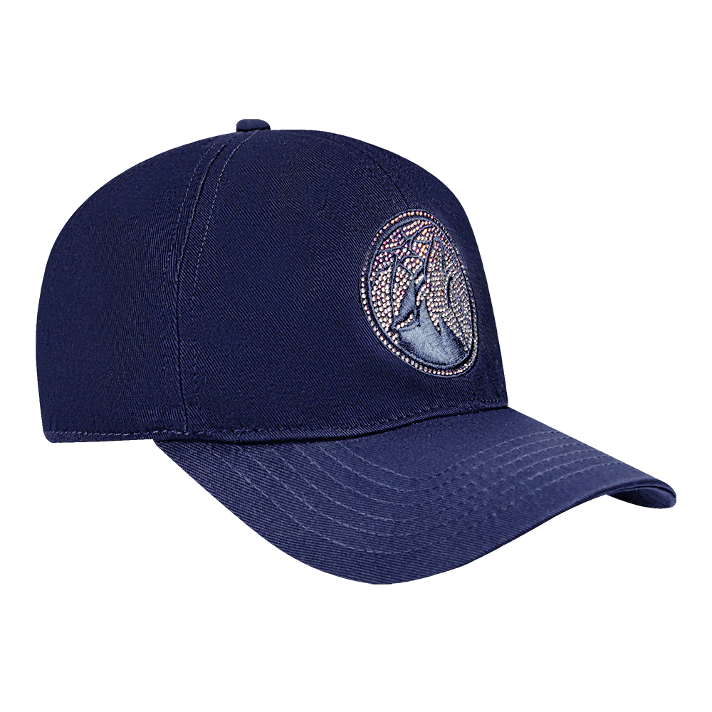 NBA MINNESOTA TIMBERWOLVES JEWELS WOMEN'S DAD HAT (MIDNIGHT NAVY) - Image 5