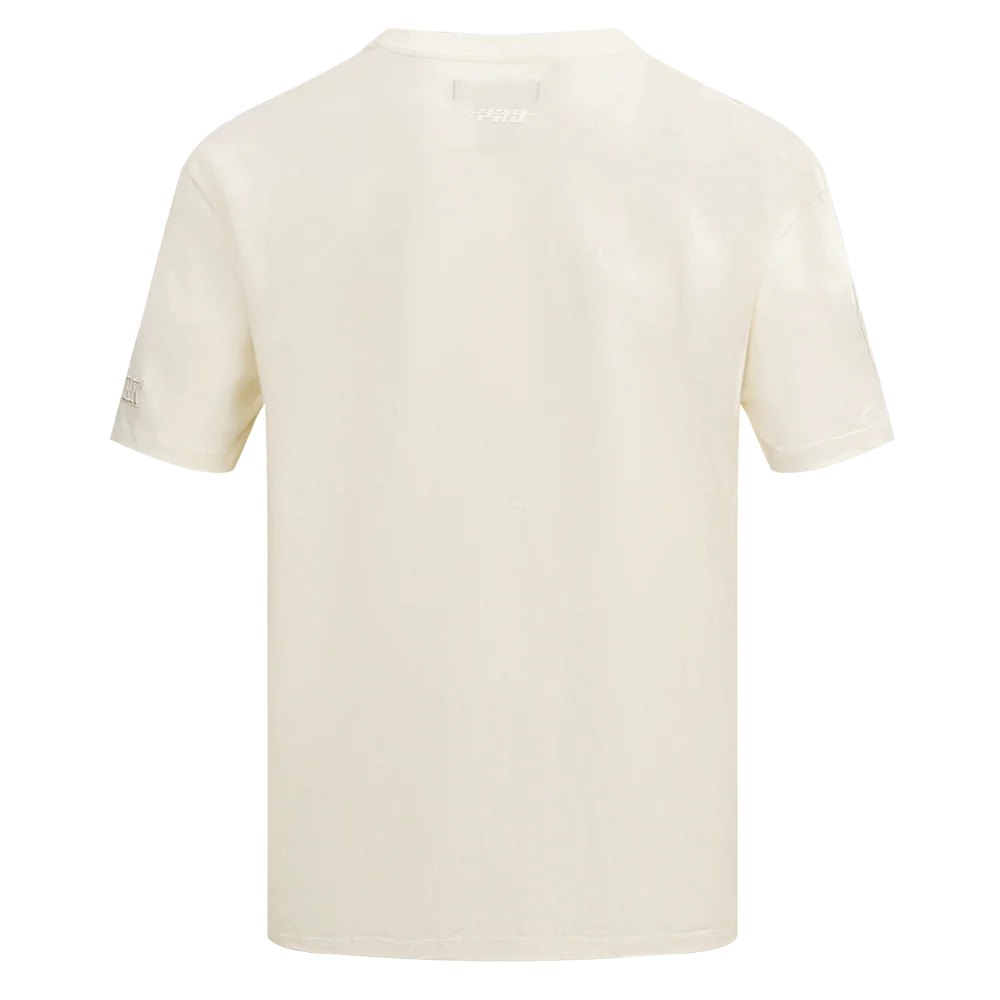 NBA NEW YORK KNICKS NEUTRAL COTTON JERSEY DROP SHOULDER TEE (EGGSHELL) - Image 6