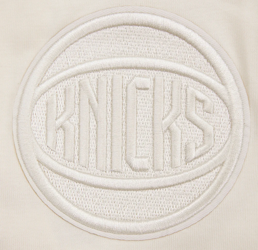 NBA NEW YORK KNICKS NEUTRAL COTTON JERSEY DROP SHOULDER TEE (EGGSHELL) - Image 7
