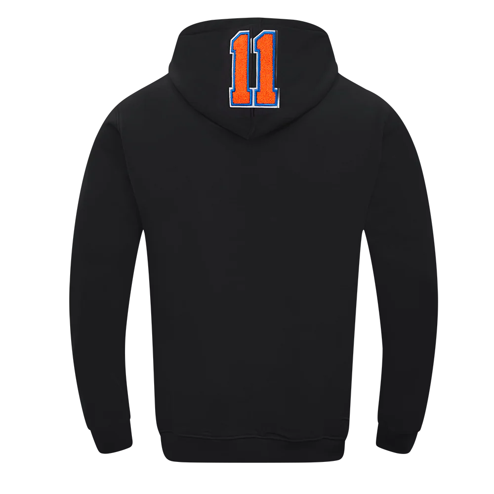 NBA NEW YORK KNICKS JALEN BRUNSON #11 REMIX AVATAR MEN'S FLEECE PULLOVER HOODIE (BLACK) - Image 5