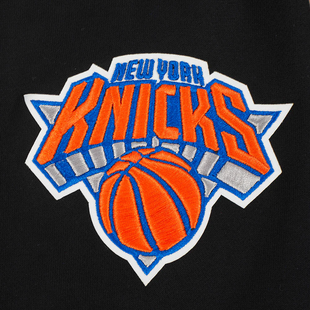 NBA NEW YORK KNICKS JALEN BRUNSON #11 REMIX AVATAR MEN'S FLEECE PULLOVER HOODIE (BLACK) - Image 7