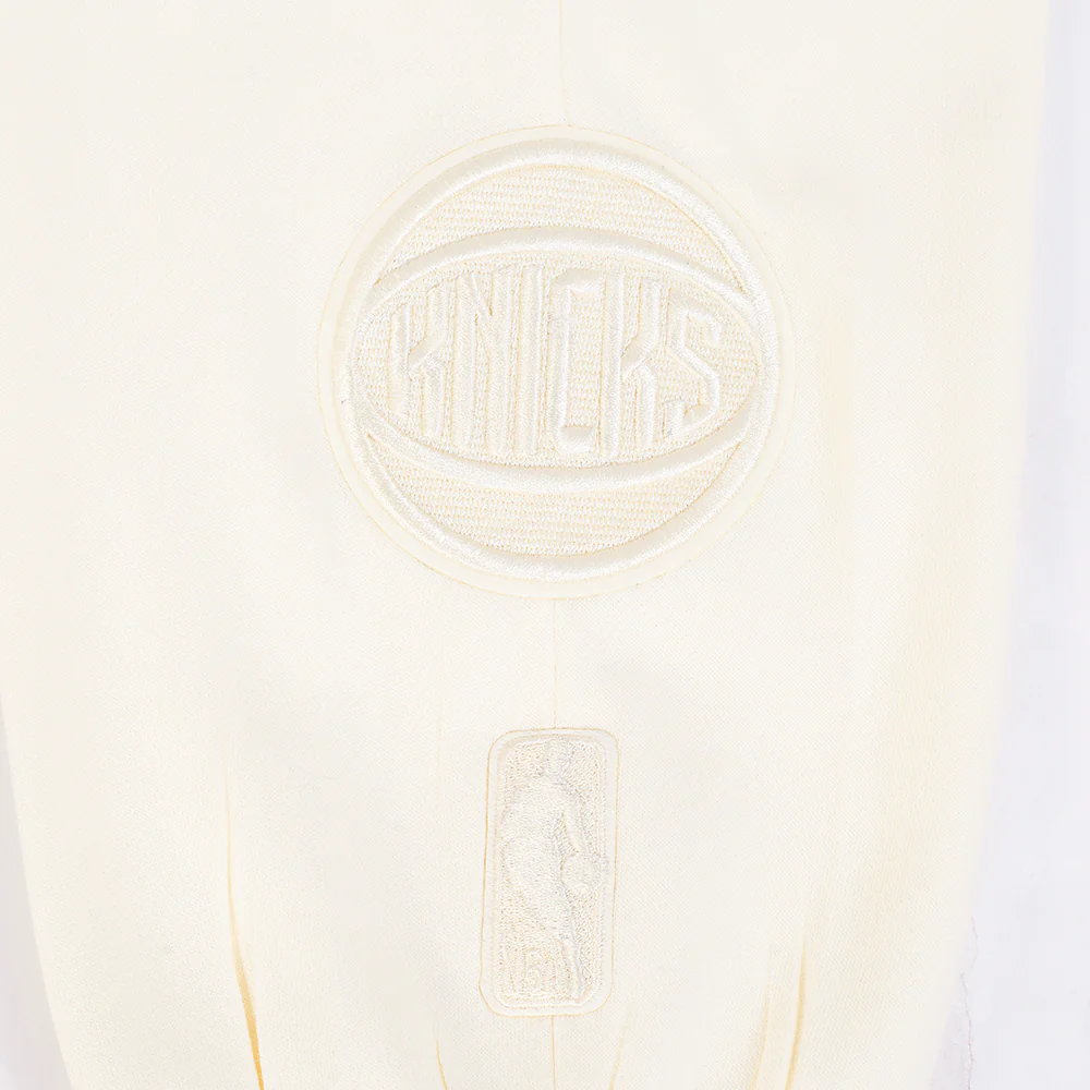 NBA NEW YORK KNICKS NEUTRAL BIG BOYS FLC SWEATPANT (EGGSHELL) - Image 6
