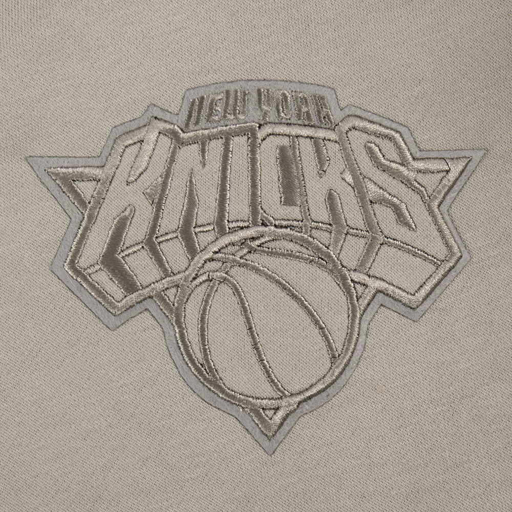 NBA NEW YORK KNICKS NEUTRAL BIG GIRL'S FLC CREWNECK (TAUPE) - Image 5