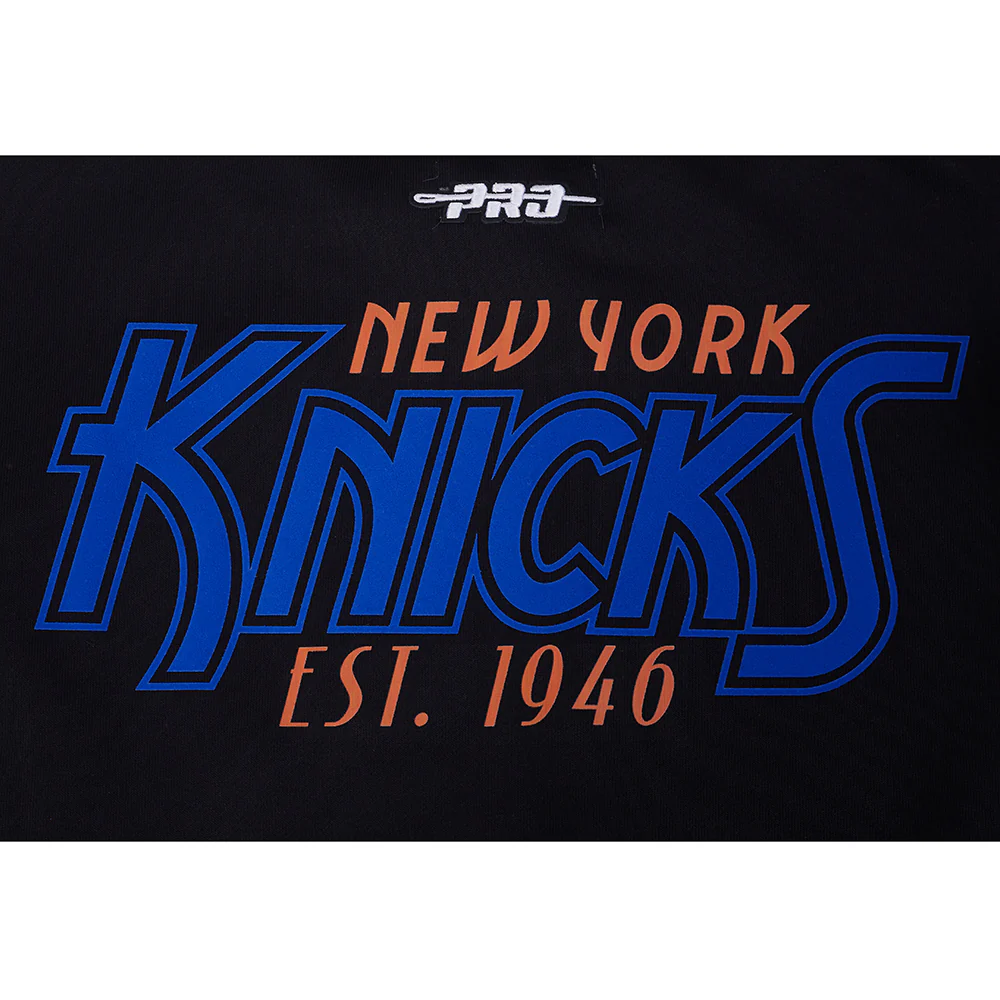 NBA NEW YORK KNICKS PARADISE WOMEN'S CREWNECK SWEATSHIRT (BLACK) - Image 6