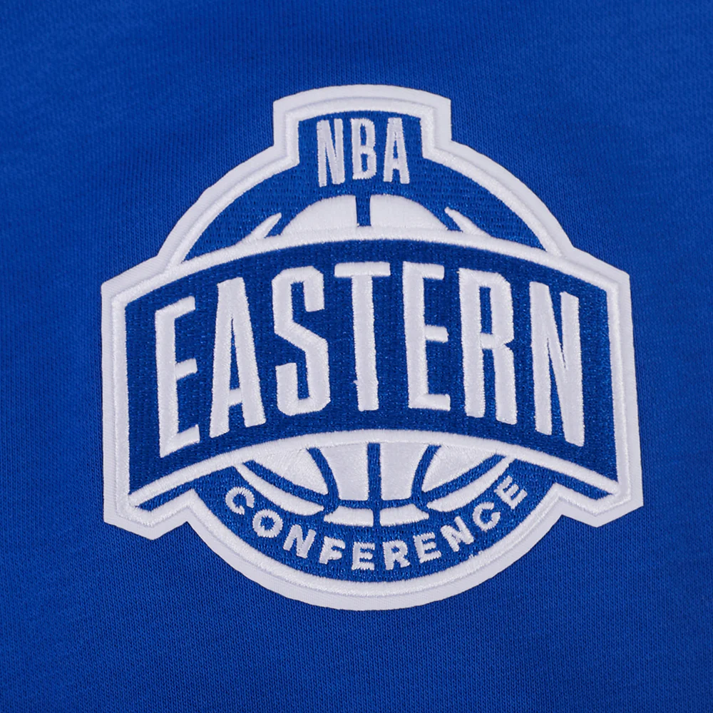 NEW YORK KNICKS 2026 NBA CHAMPIONSHIP WOMEN'S CROPPED PULLOVER HOODIE (ROYAL/ORANGE/ROYAL) - Image 9