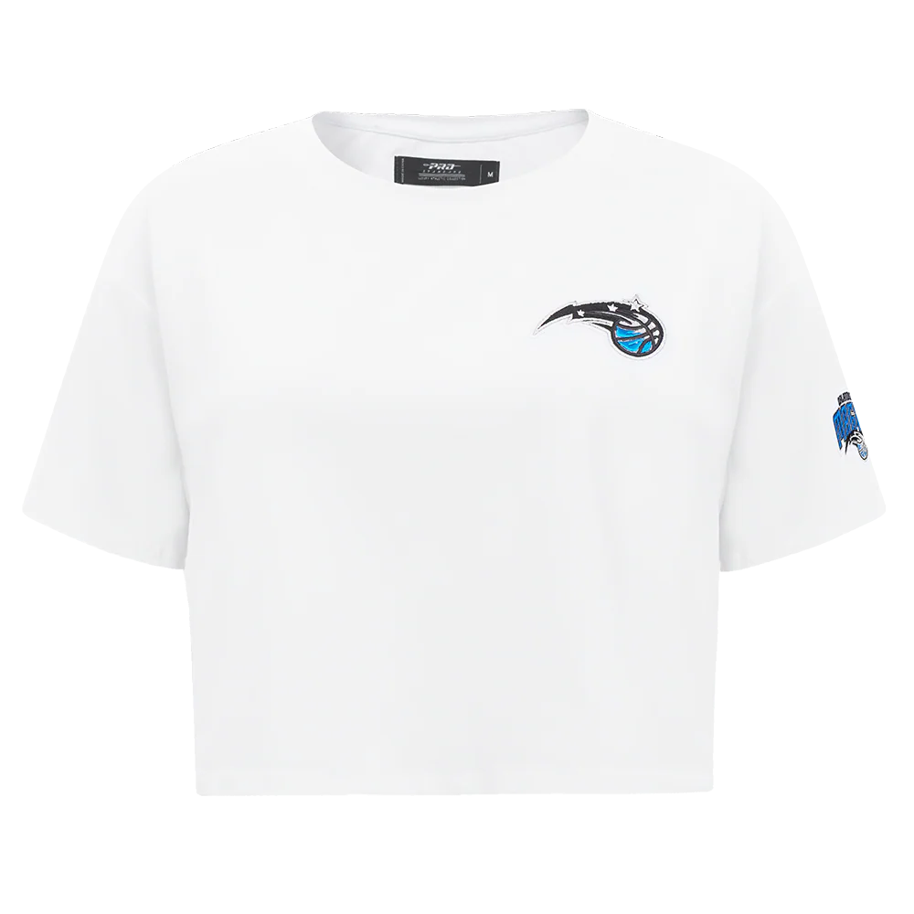 NBA ORLANDO MAGIC CLASSIC WOMEN'S BOXY TEE (WHITE) - Image 3
