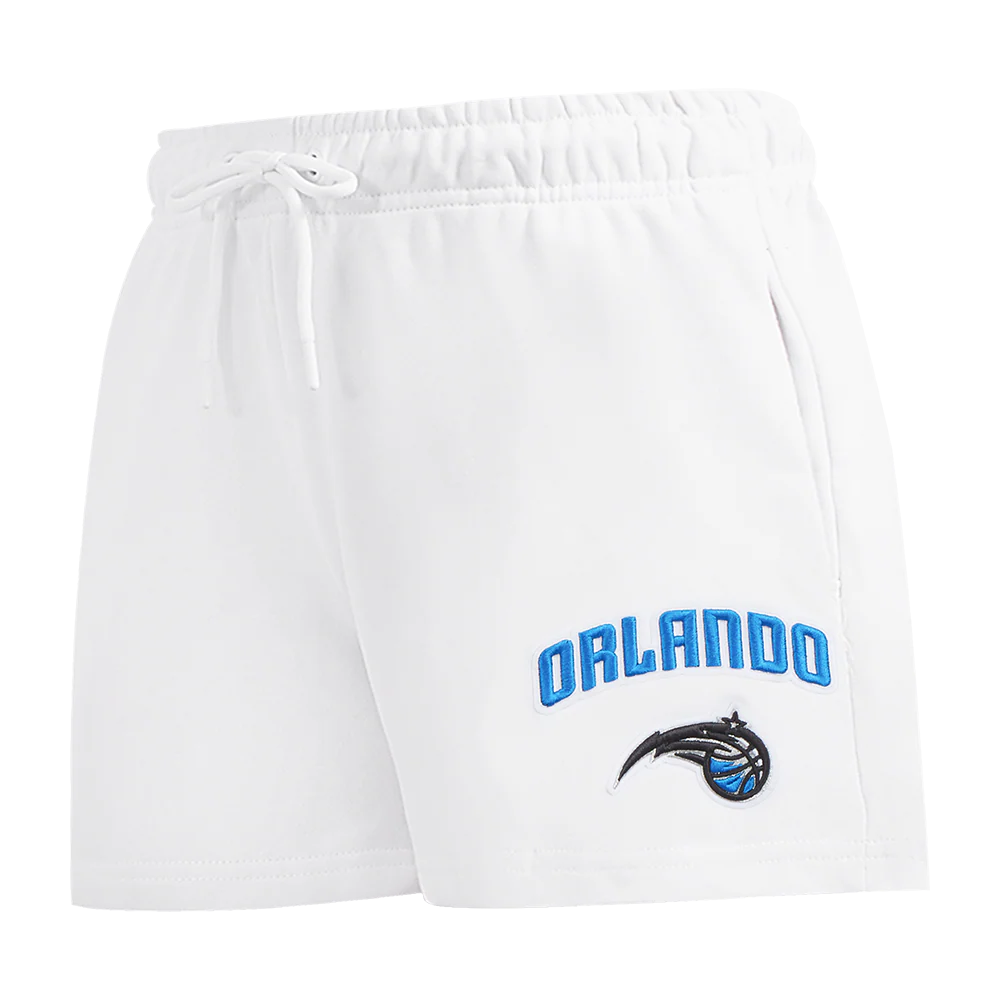 NBA ORLANDO MAGIC CLASSIC WOMEN'S FLEECE SHORT (WHITE)