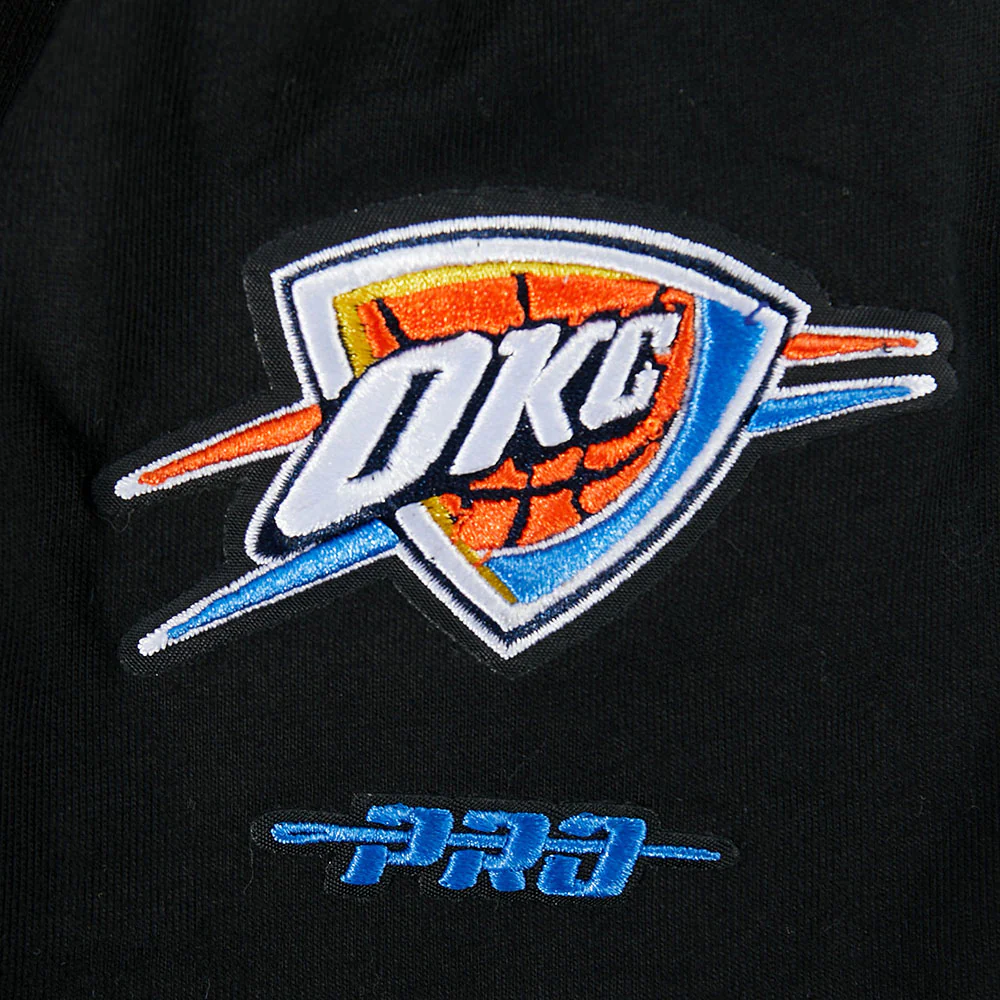 OKLAHOMA CITY THUNDER NBA FINALS 2025 BIG BOY'S SS TEE (BLACK) - Image 7