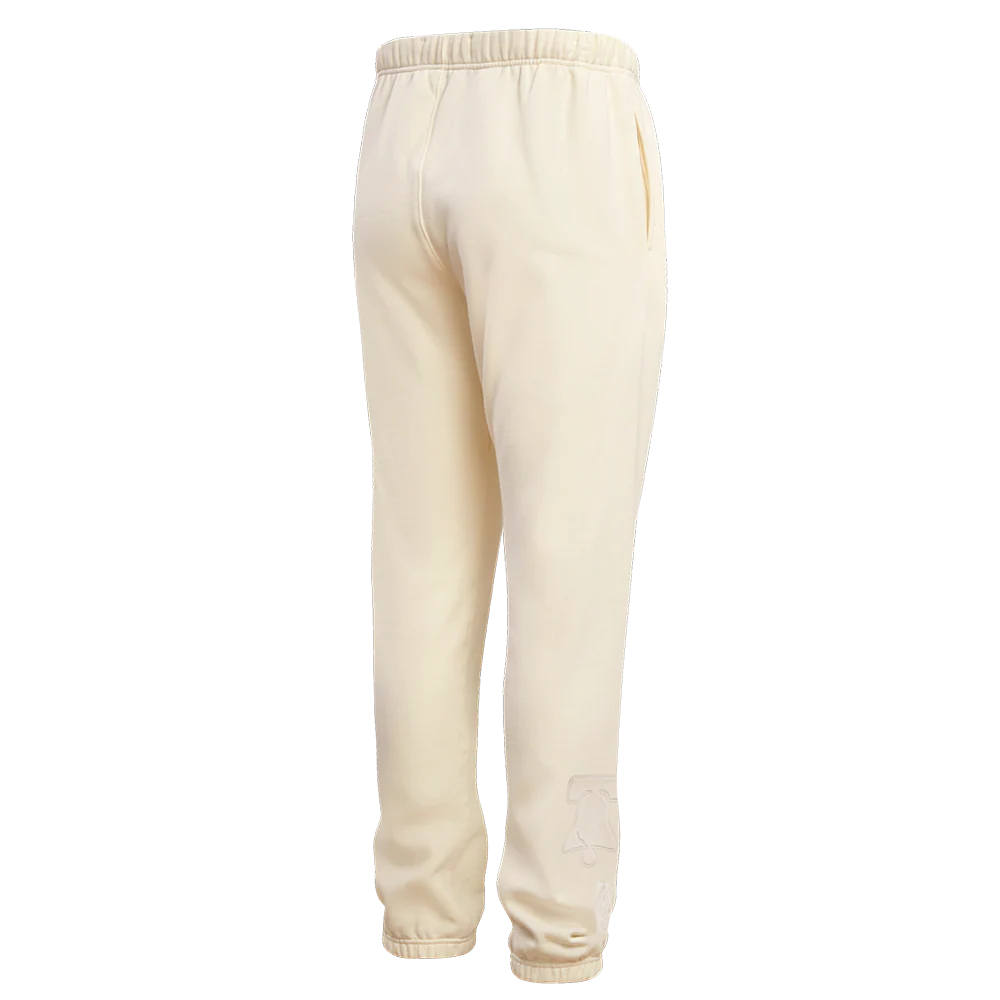 NBA PHILADELPHIA 76ERS NEUTRAL FLEECE SWEATPANT (EGGSHELL) - Image 3