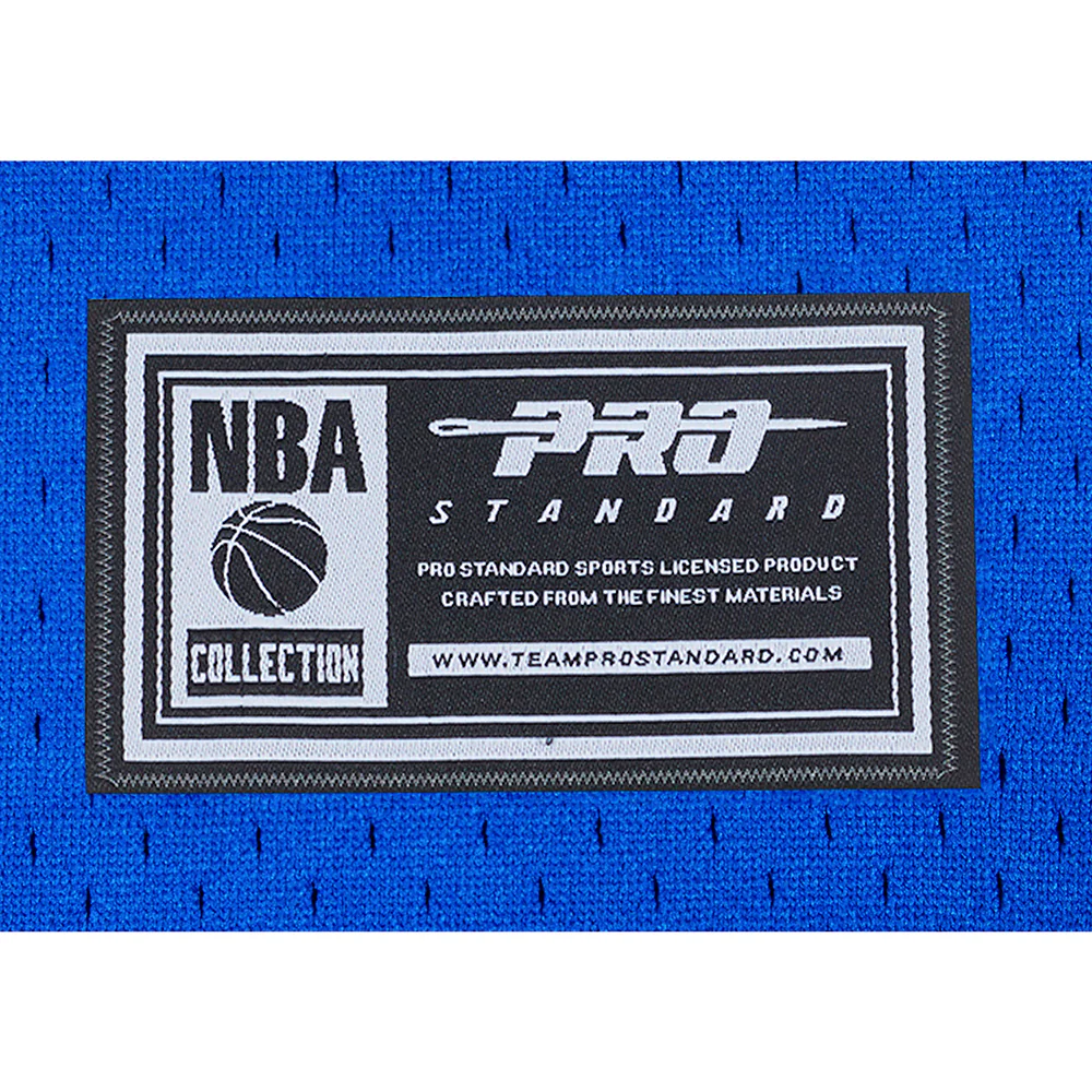 NBA PHILADELPHIA 76ERS CLASSIC BIG BOYS MESH BUTTON DOWN SHIRT (ROYAL BLUE/RED) - Image 5