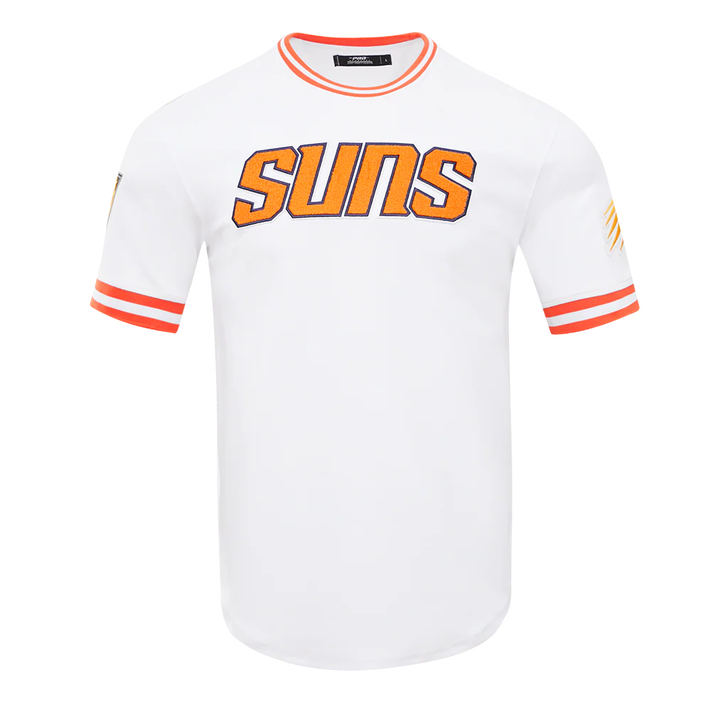 NBA PHOENIX SUNS CLASSIC CHENILLE MEN'S TEE (WHITE) - Image 3