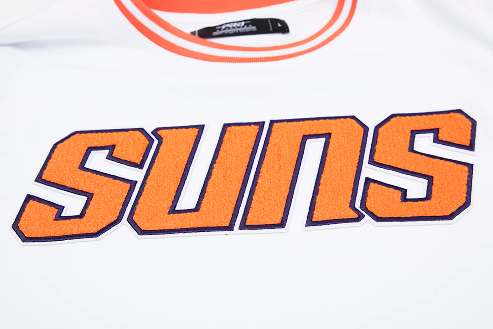 NBA PHOENIX SUNS CLASSIC CHENILLE MEN'S TEE (WHITE) - Image 7