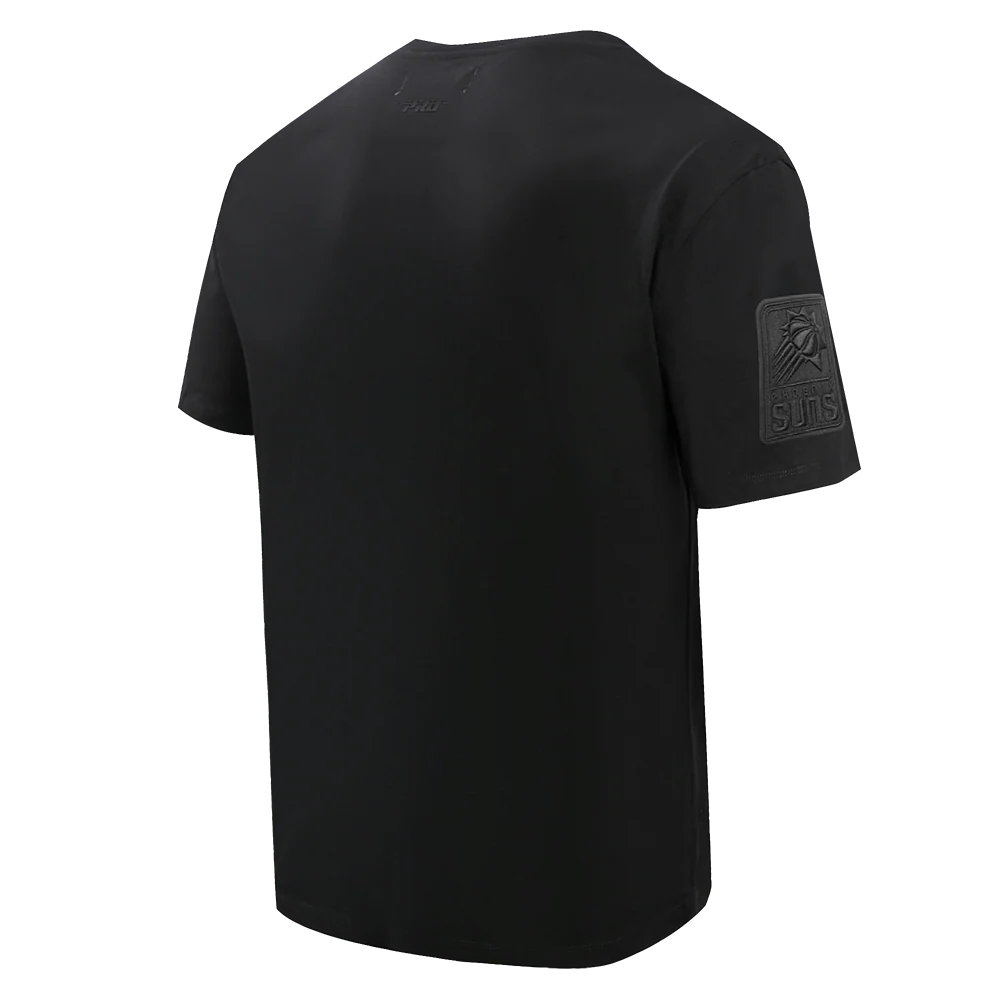 NBA PHOENIX SUNS NEUTRAL COTTON JERSEY DROP SHOULDER TEE (BLACK) - Image 3