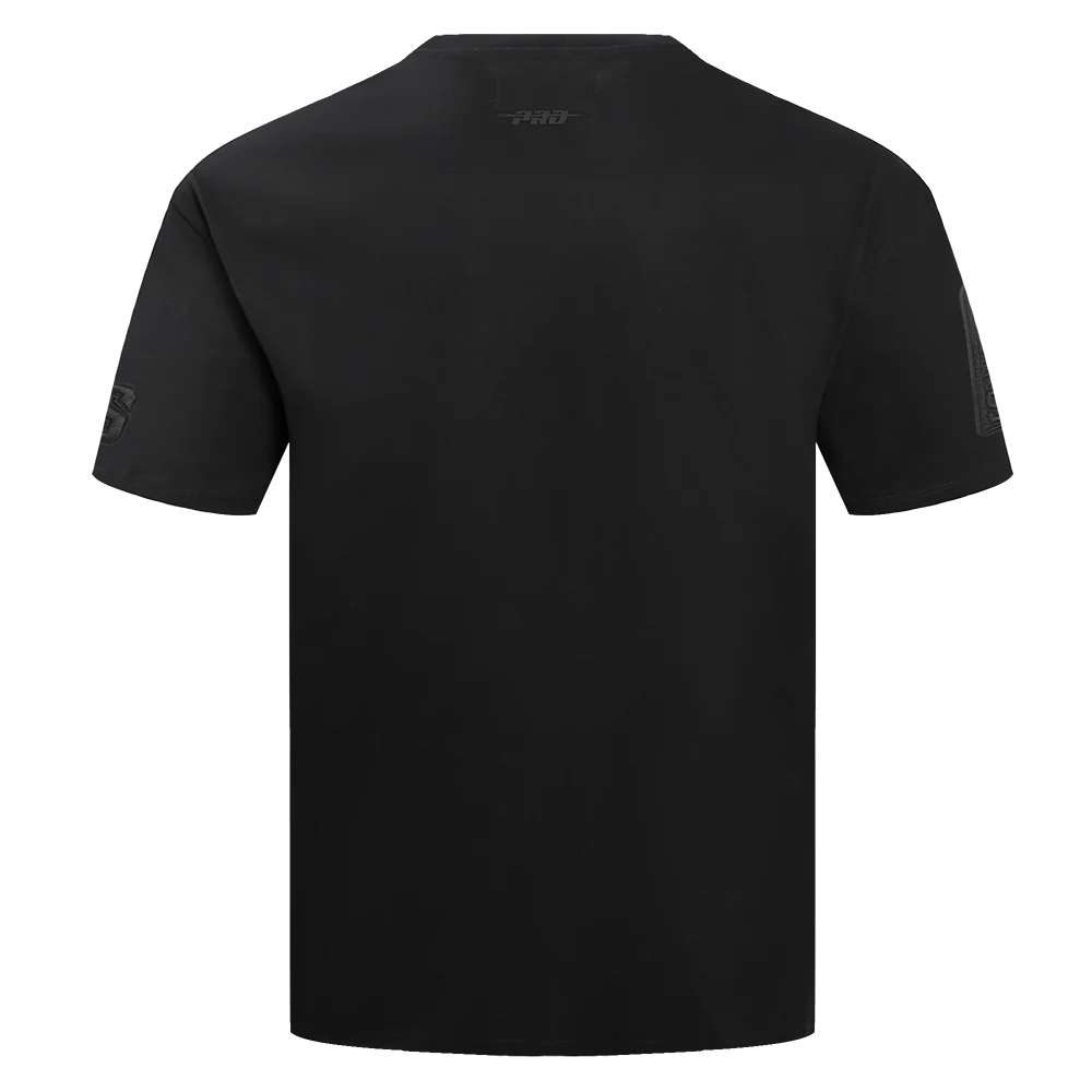 NBA PHOENIX SUNS NEUTRAL COTTON JERSEY DROP SHOULDER TEE (BLACK) - Image 4