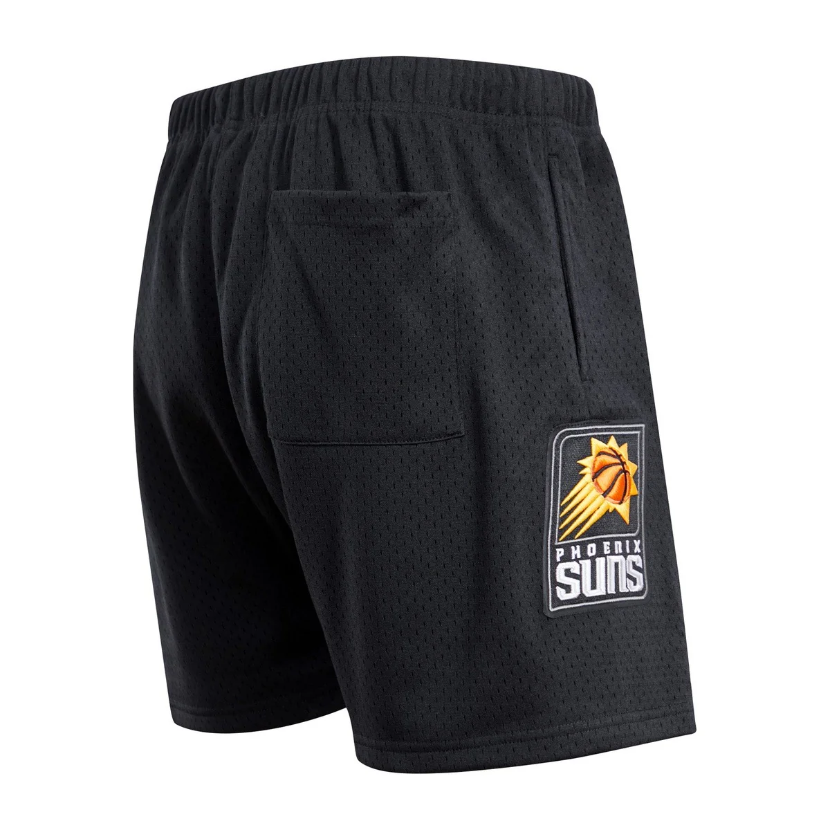 NBA PHOENIX SUNS LOGO MEN'S MESH SHORT (BLACK) - Image 3