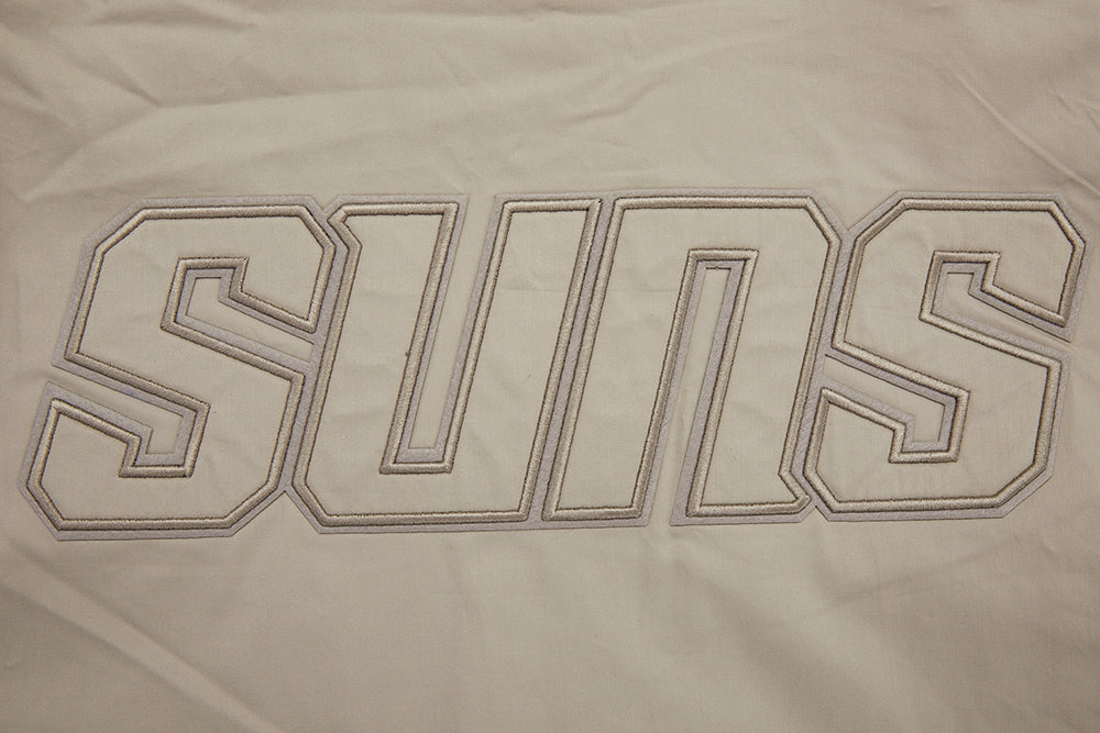 NBA PHOENIX SUNS NEUTRAL TWILL JACKET (TAUPE) - Image 5