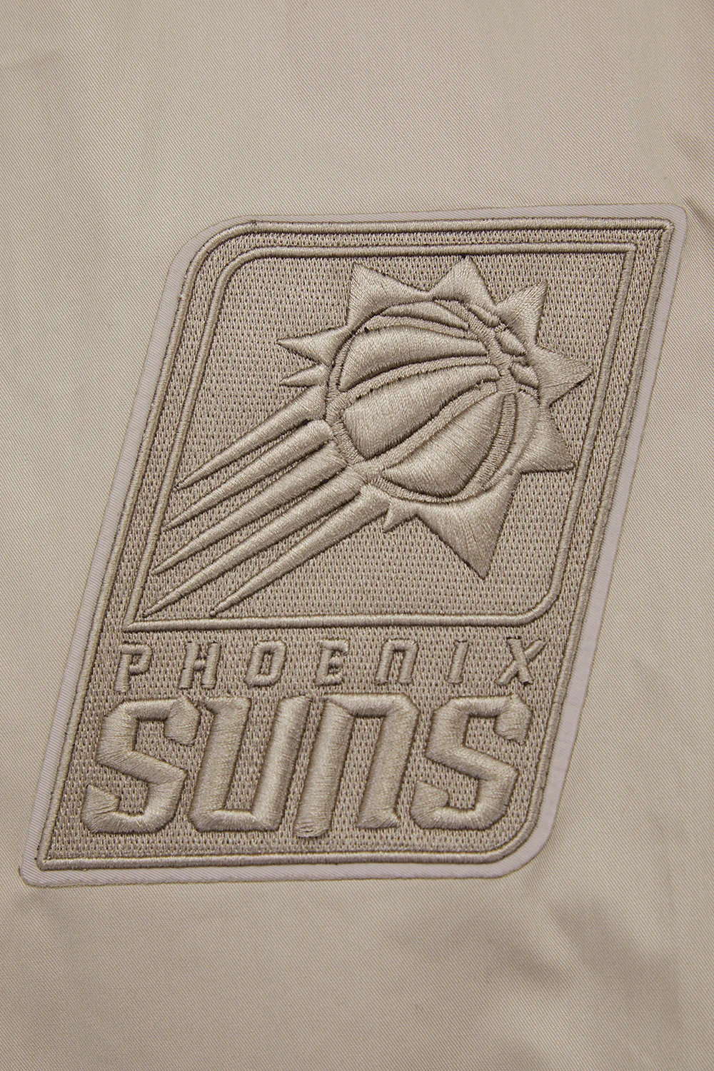 NBA PHOENIX SUNS NEUTRAL TWILL JACKET (TAUPE) - Image 7