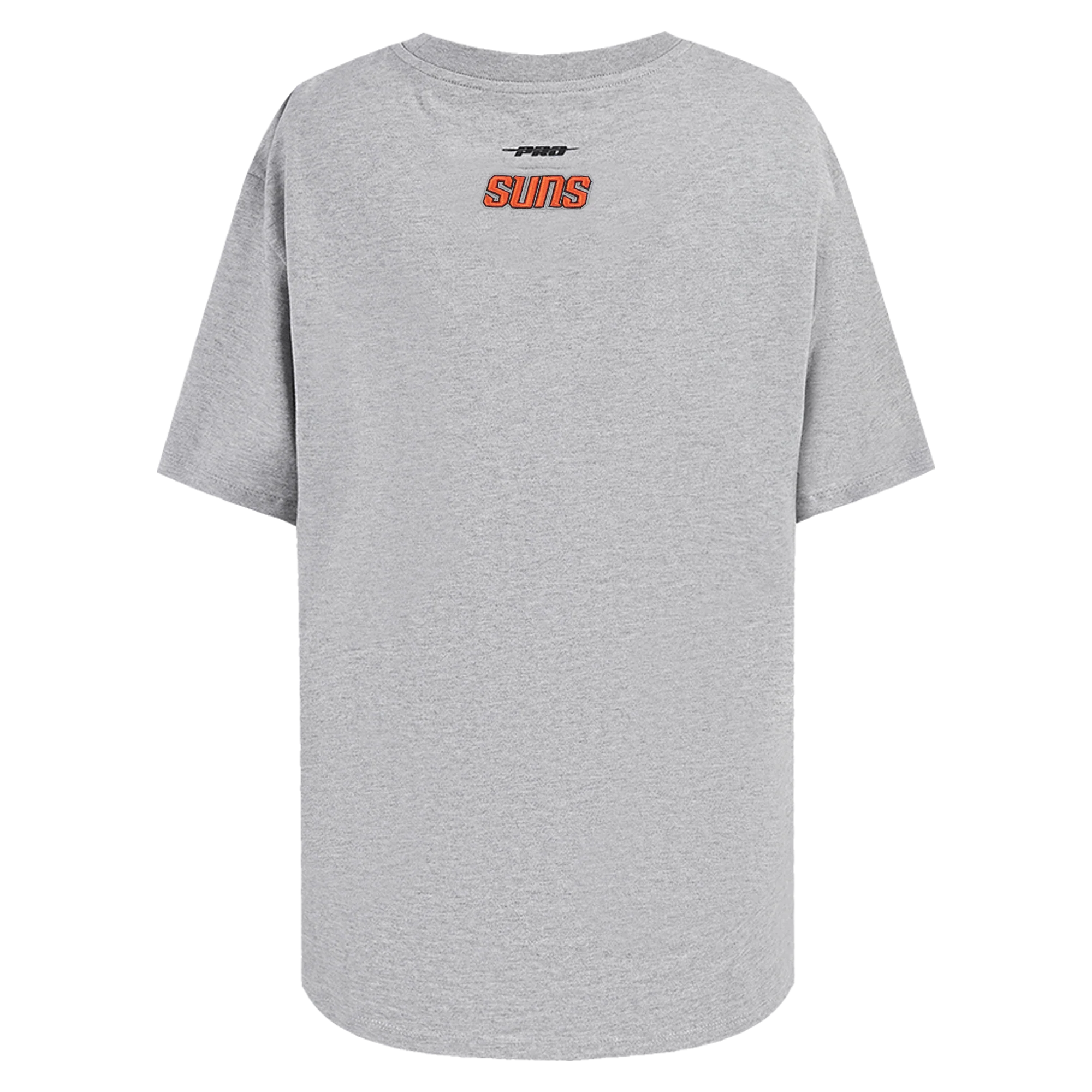 NBA PHOENIX SUNS SCRIPT TAIL WOMEN'S BOYFRIEND TEE (HEATHER GREY) - Image 4