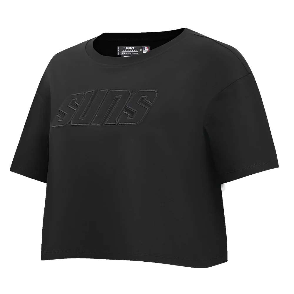NBA PHOENIX SUNS NEUTRAL WOMEN'S BOXY TEE (BLACK) - Image 2