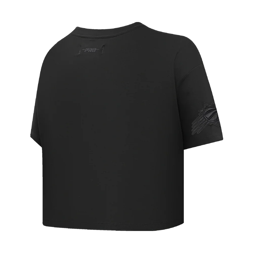 NBA PHOENIX SUNS NEUTRAL WOMEN'S BOXY TEE (BLACK) - Image 4