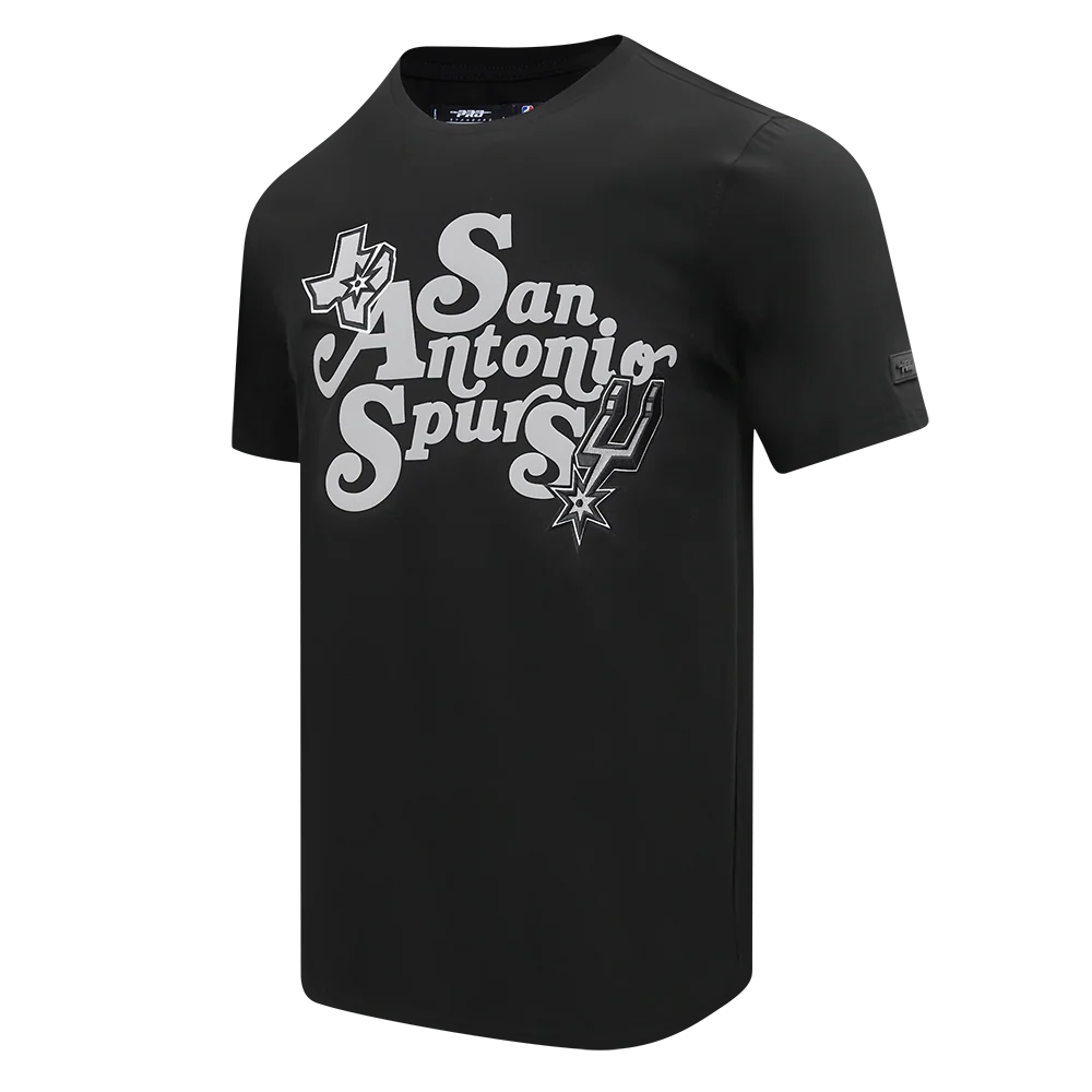 NBA SAN ANTONIO SPURS SOUVENIR MEN'S SJ TEE (BLACK) - Image 4
