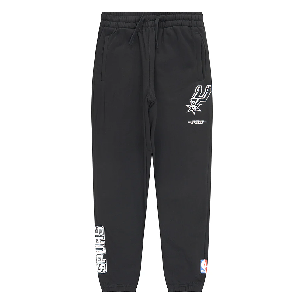 NBA SAN ANTONIO SPURS CLASSIC BIG BOYS FLC SWEATPANT (BLACK) - Image 4