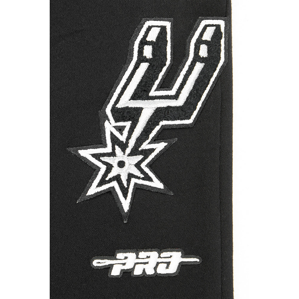 NBA SAN ANTONIO SPURS CLASSIC BIG BOYS FLC SWEATPANT (BLACK) - Image 7