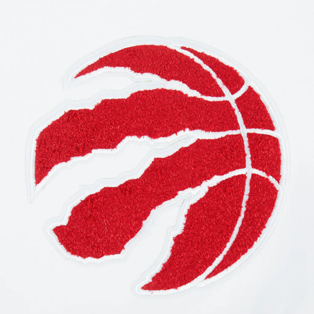 NBA TORONTO RAPTORS CLASSIC CHENILLE MEN'S DK SHORT (WHITE/RED) - Image 6
