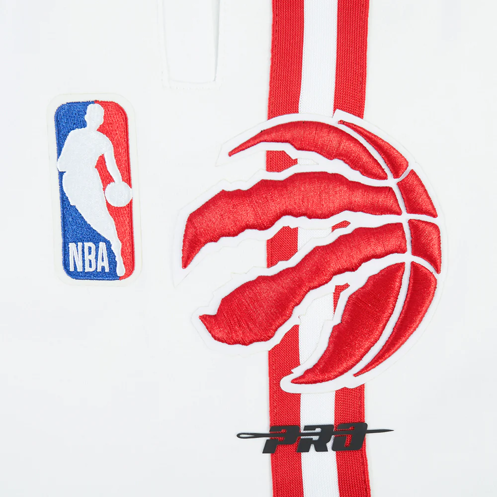 NBA TORONTO RAPTORS CLASSIC CHENILLE MEN'S DK SHORT (WHITE/RED) - Image 8