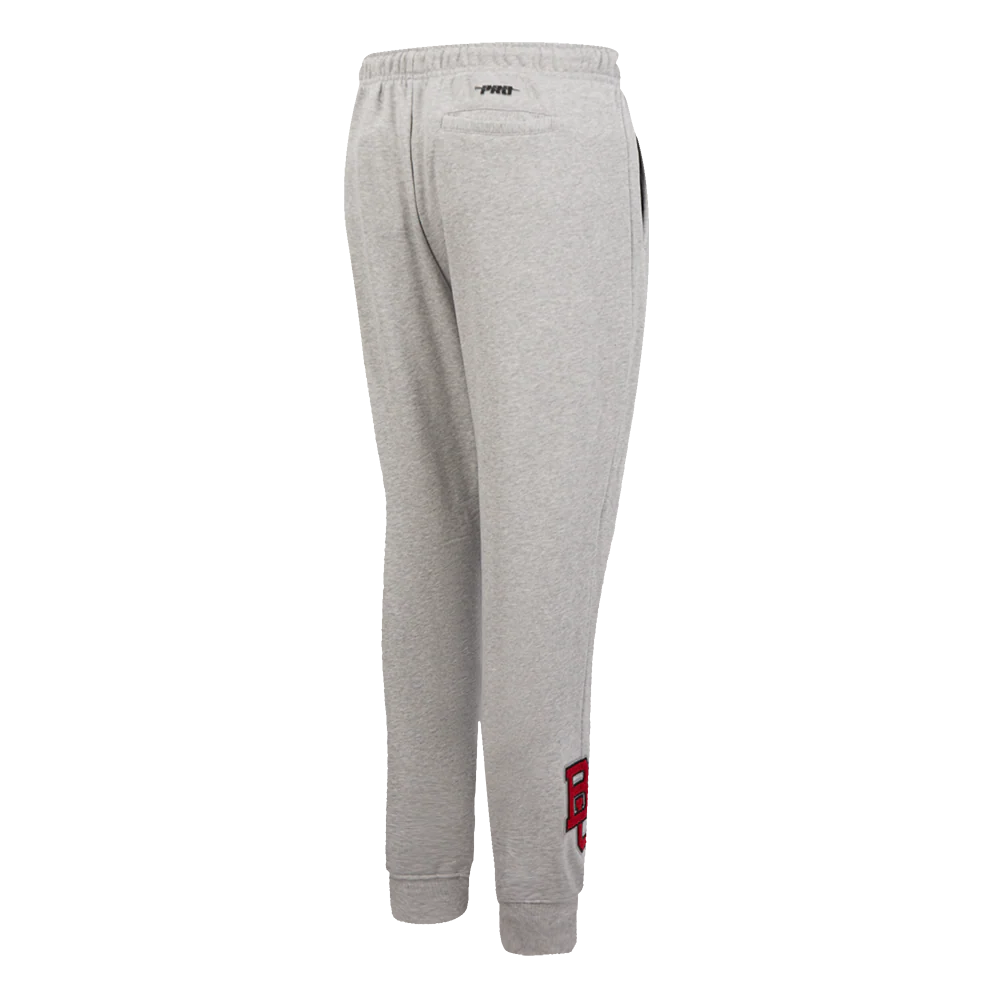 BOSTON UNIVERSITY CLASSIC WOMEN'S FLEECE SWEATPANT (HEATHER GREY) - Image 3