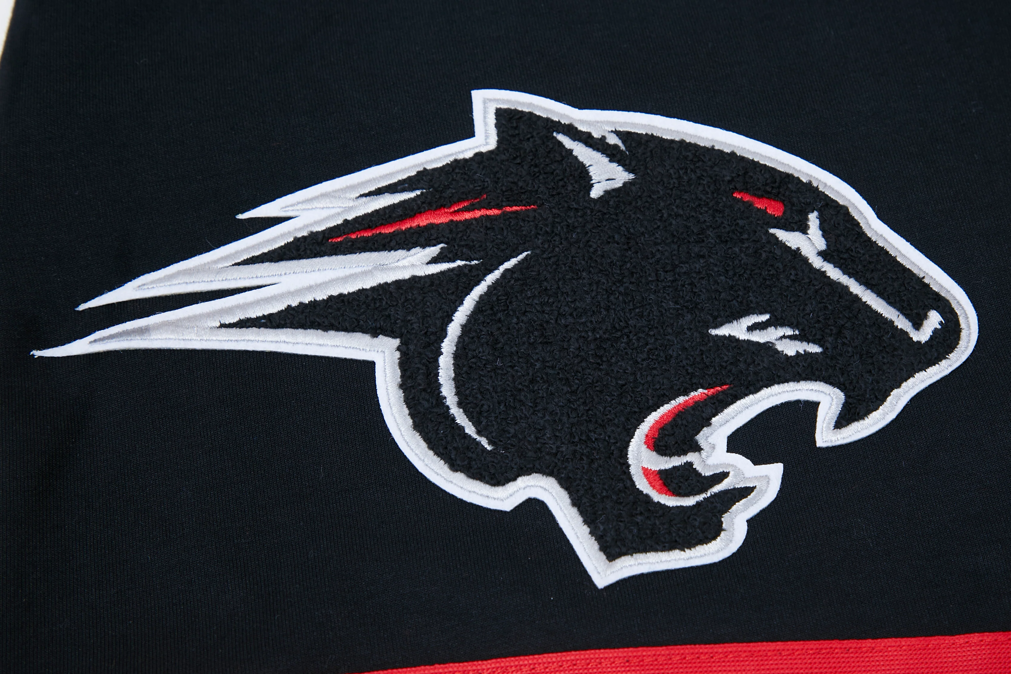 CLARK ATLANTA UNIVERSITY CLASSIC MEN'S SHORT (BLACK/RED) - Image 5