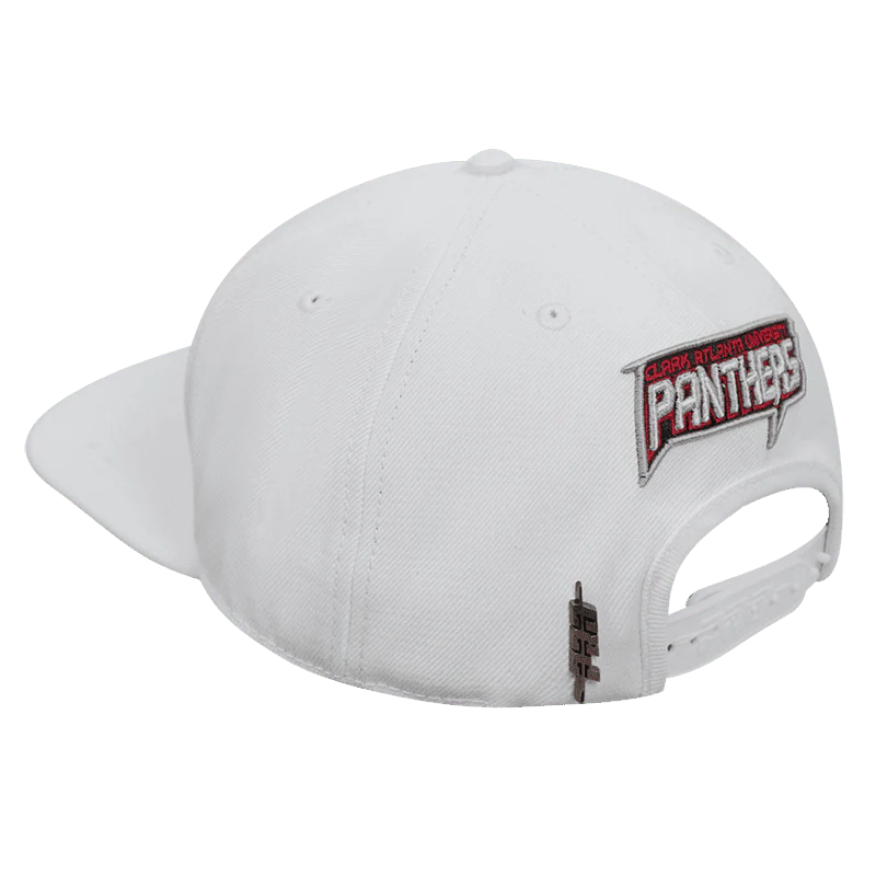 CLARK ATLANTA UNIVERSITY CLASSIC UNISEX WOOL SNAPBACK HAT (WHITE) - Image 3