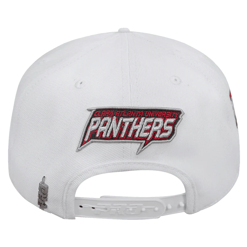 CLARK ATLANTA UNIVERSITY CLASSIC UNISEX WOOL SNAPBACK HAT (WHITE) - Image 4