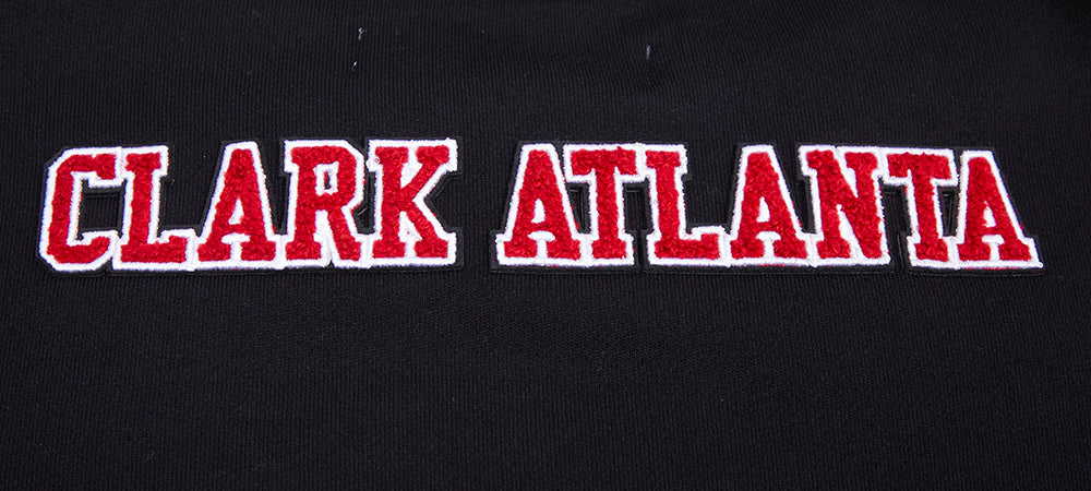 COLLEGE CLARK ATLANTA UNIVERSITY CLASSIC WOMEN'S FLC CREWNECK (BLACK) - Image 11
