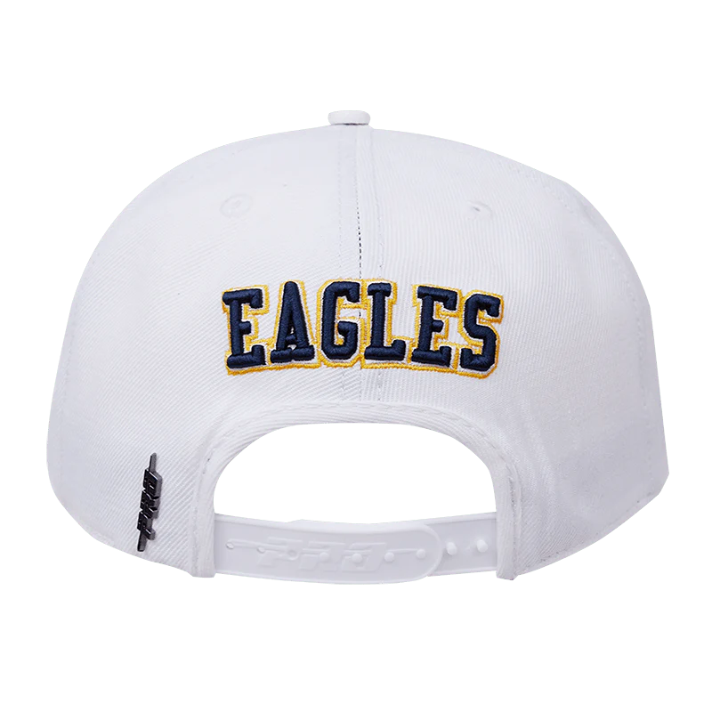 COPPIN STATE UNIVERSITY CLASSIC UNISEX WOOL SNAPBACK HAT (WHITE) - Image 4